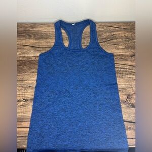 Lululemon Swiftly Tech Racerback Tank Top Womens Size 6 Blue Athletic Workout
